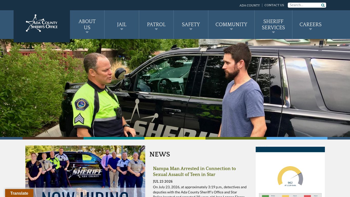 Ada County Jail Inmate Search